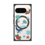 プレミアムスクエアケース with Pixelsnap［ DRAWING PAPER Blue ］