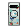 プレミアムスクエアケース with Pixelsnap［ DRAWING PAPER Blue ］