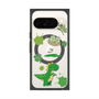 プレミアムスクエアケース with Pixelsnap［ DRAWING PAPER Green ］