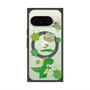 プレミアムスクエアケース with Pixelsnap［ DRAWING PAPER Green ］