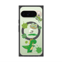 プレミアムスクエアケース with Pixelsnap［ DRAWING PAPER Green ］