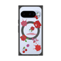 プレミアムスクエアケース with Pixelsnap［ DRAWING PAPER Red ］