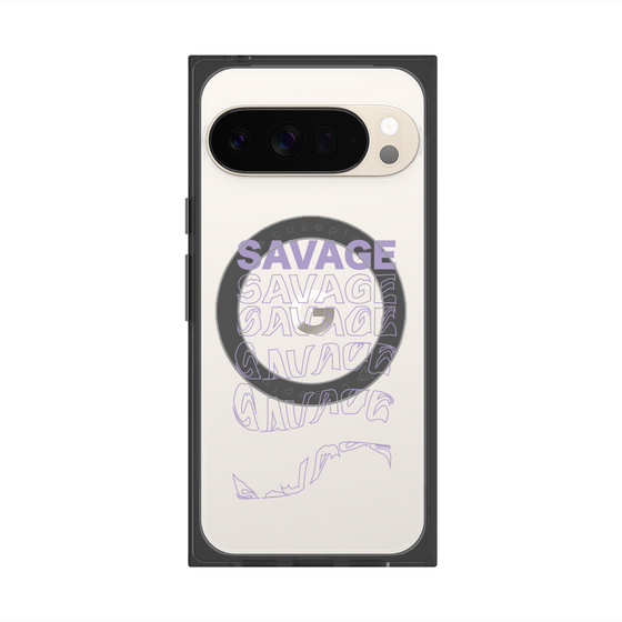 プレミアムスクエアケース with Pixelsnap［ SAVAGE Purple ］