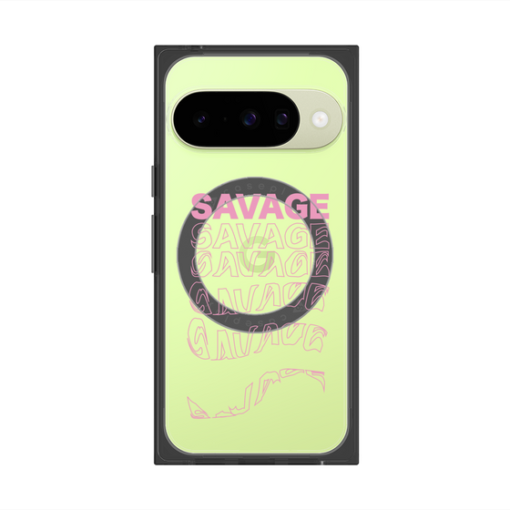 プレミアムスクエアケース with Pixelsnap［ SAVAGE Pink ］