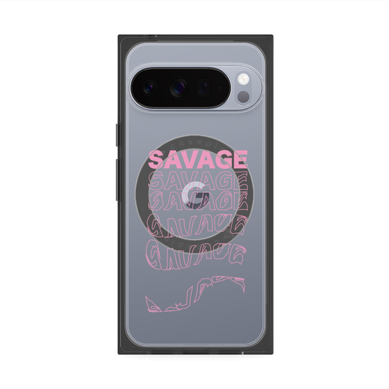 プレミアムスクエアケース with Pixelsnap［ SAVAGE Pink ］