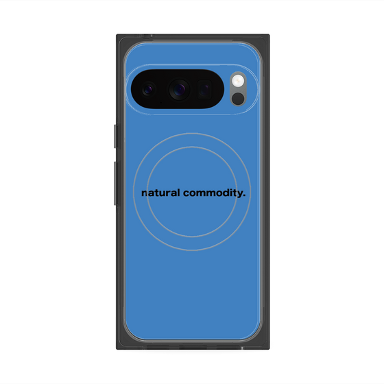 プレミアムスクエアケース with Pixelsnap［ NATURAL COMMODITY Blue ］