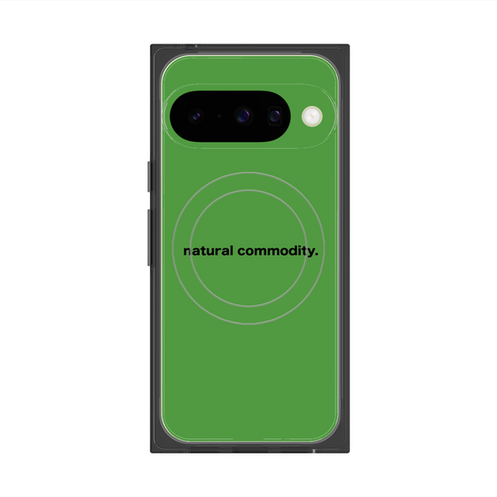 プレミアムスクエアケース with Pixelsnap［ NATURAL COMMODITY Green ］