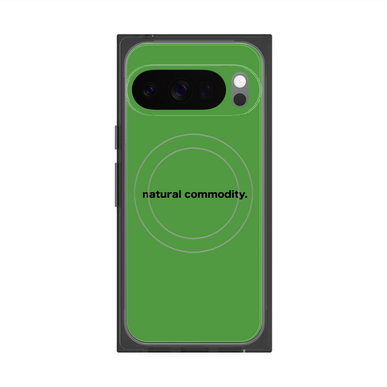 プレミアムスクエアケース with Pixelsnap［ NATURAL COMMODITY Green ］
