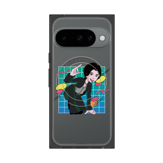 プレミアムスクエアケース with Pixelsnap［ KARUMA Character Design CASE ］