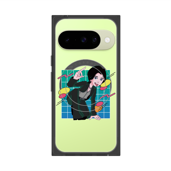 プレミアムスクエアケース with Pixelsnap［ KARUMA Character Design CASE ］