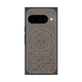 プレミアムスクエアケース with Pixelsnap［ LANVIN en Bleu - Logo Pattern - Black ］