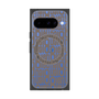 プレミアムスクエアケース with Pixelsnap［ LANVIN en Bleu - Logo Pattern - Black ］