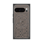 プレミアムスクエアケース with Pixelsnap［ LANVIN en Bleu - Logo Pattern - Black ］