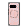 プレミアムスクエアケース with Pixelsnap［ LANVIN en Bleu - Logo Pattern - Pink ］