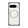 プレミアムスクエアケース with Pixelsnap［ LANVIN en Bleu - Logo Pattern - White ］