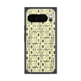 プレミアムスクエアケース with Pixelsnap［ LANVIN en Bleu - Logo Pattern - Yellow ］