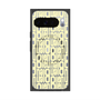 プレミアムスクエアケース with Pixelsnap［ LANVIN en Bleu - Logo Pattern - Yellow ］