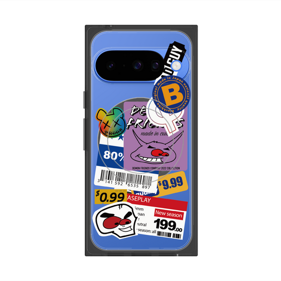 プレミアムスクエアケース with Pixelsnap［ Demon Friends Sticker .1 ］