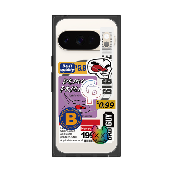 プレミアムスクエアケース with Pixelsnap［ Demon Friends Sticker .2 ］