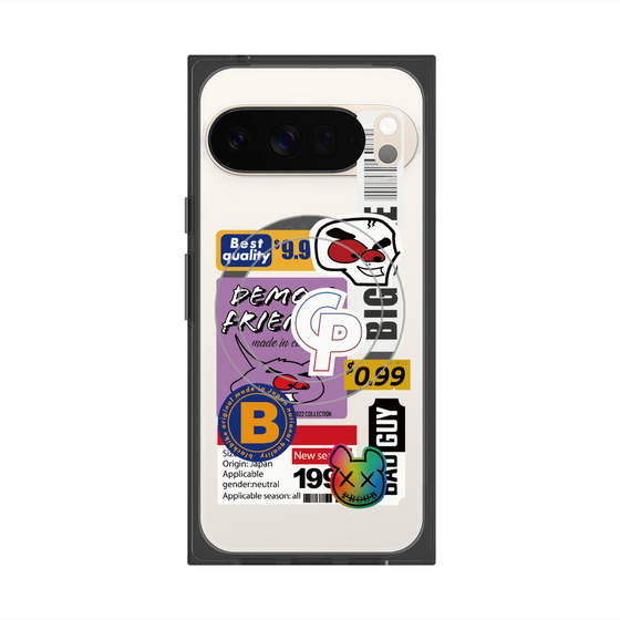 プレミアムスクエアケース with Pixelsnap［ Demon Friends Sticker .2 ］