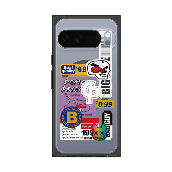 プレミアムスクエアケース with Pixelsnap［ Demon Friends Sticker .2 ］