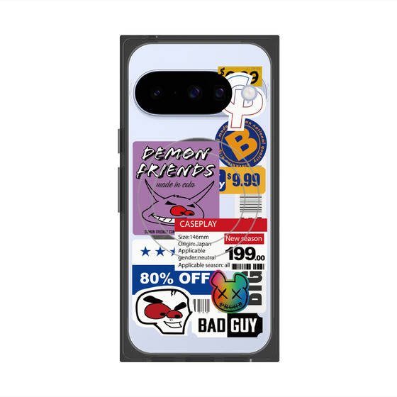 プレミアムスクエアケース with Pixelsnap［ Demon Friends Sticker .3 ］
