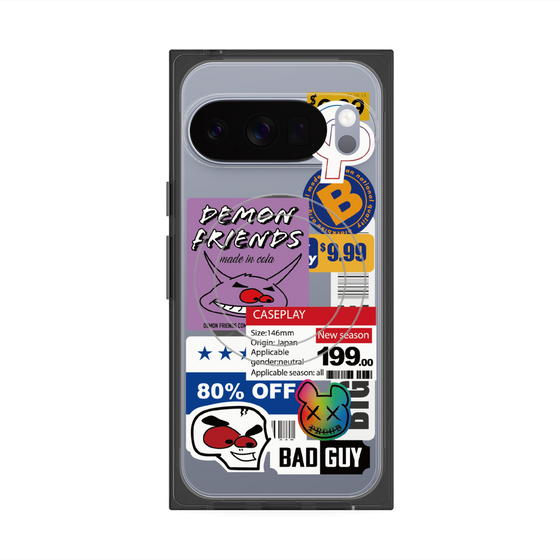 プレミアムスクエアケース with Pixelsnap［ Demon Friends Sticker .3 ］