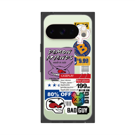 プレミアムスクエアケース with Pixelsnap［ Demon Friends Sticker .3 ］