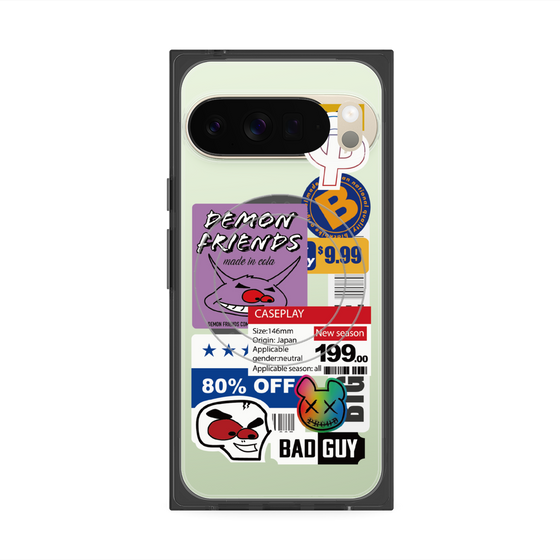 プレミアムスクエアケース with Pixelsnap［ Demon Friends Sticker .3 ］