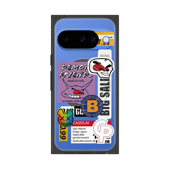 プレミアムスクエアケース with Pixelsnap［ Demon Friends Sticker .4 ］
