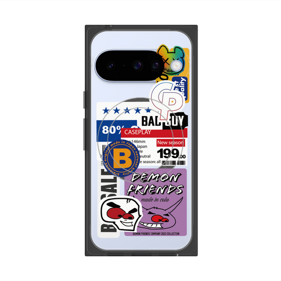 プレミアムスクエアケース with Pixelsnap［ Demon Friends Sticker .5 ］