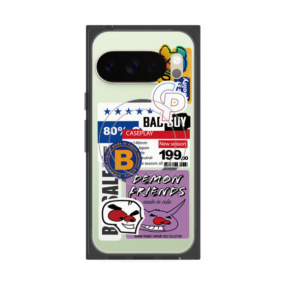 プレミアムスクエアケース with Pixelsnap［ Demon Friends Sticker .5 ］