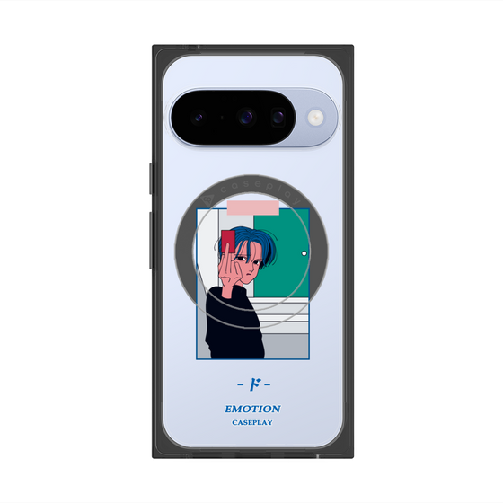 プレミアムスクエアケース with Pixelsnap［ 喜怒アイ楽 -怒- ］