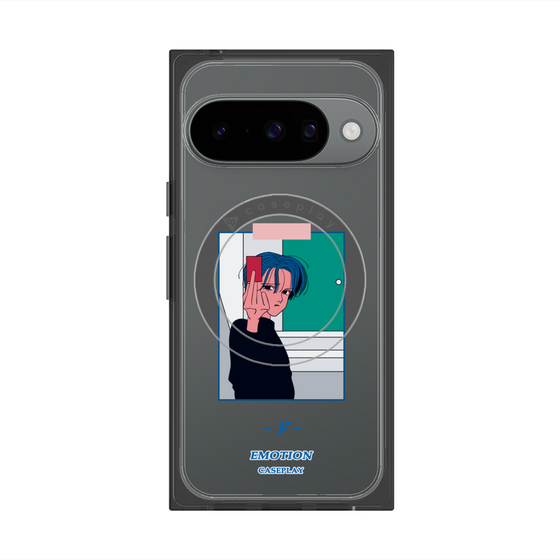 プレミアムスクエアケース with Pixelsnap［ 喜怒アイ楽 -怒- ］