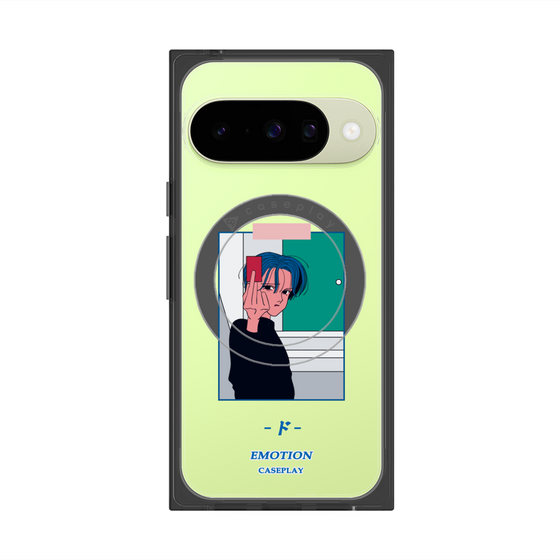 プレミアムスクエアケース with Pixelsnap［ 喜怒アイ楽 -怒- ］