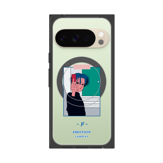 プレミアムスクエアケース with Pixelsnap［ 喜怒アイ楽 -怒- ］