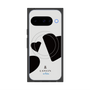 プレミアムスクエアケース with Pixelsnap［ LANVIN en Bleu Hearts Black - ランバン ハート ブラック ］
