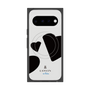 プレミアムスクエアケース with Pixelsnap［ LANVIN en Bleu Hearts Black - ランバン ハート ブラック ］