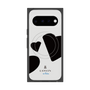 プレミアムスクエアケース with Pixelsnap［ LANVIN en Bleu Hearts Black - ランバン ハート ブラック ］