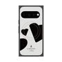 プレミアムスクエアケース with Pixelsnap［ LANVIN en Bleu Hearts Black - ランバン ハート ブラック ］