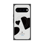 プレミアムスクエアケース with Pixelsnap［ LANVIN en Bleu Hearts Black - ランバン ハート ブラック ］