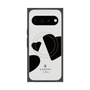 プレミアムスクエアケース with Pixelsnap［ LANVIN en Bleu Hearts Black - ランバン ハート ブラック ］