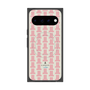 プレミアムスクエアケース with Pixelsnap［ LANVIN en Bleu Monogram Red - ランバン レッドモノグラム ］
