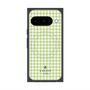 プレミアムスクエアケース with Pixelsnap［ Houndstooth Pattern Green with LANVIN en Bleu logo- ランバン 千鳥格子柄 グリーン ］
