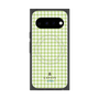 プレミアムスクエアケース with Pixelsnap［ Houndstooth Pattern Green with LANVIN en Bleu logo- ランバン 千鳥格子柄 グリーン ］