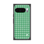 プレミアムスクエアケース with Pixelsnap［ Checkered Green - ギンガムチェック グリーン ］