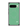 プレミアムスクエアケース with Pixelsnap［ Checkered Green - ギンガムチェック グリーン ］