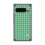 プレミアムスクエアケース with Pixelsnap［ Checkered Green - ギンガムチェック グリーン ］