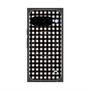 プレミアムスクエアケース with Pixelsnap［ Checkered Purple - ギンガムチェック ブラック ］