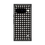 プレミアムスクエアケース with Pixelsnap［ Checkered Purple - ギンガムチェック ブラック ］